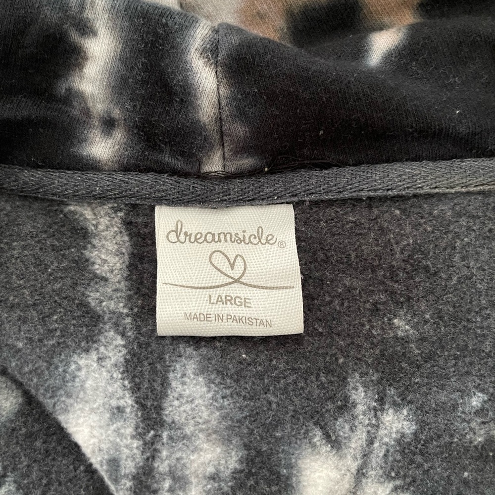 Tie-Dye Oversized Zip-Up Hoodie - Picture 5 of 5